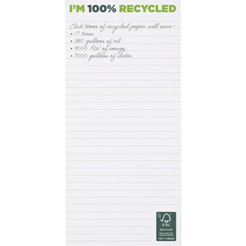 Libreta 1/3 A4 de papel reciclado Desk-Mate®