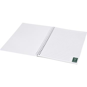 Cuaderno con espiral A4 con cubierta trasera impresa Desk-Mate®