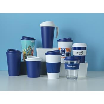 Vaso con aislamiento de 350 ml con agarradera Americano®