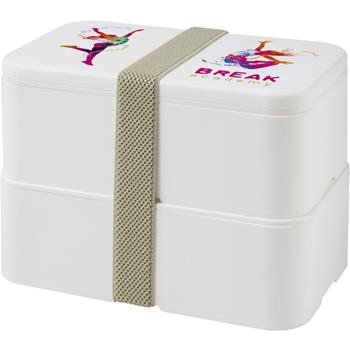 Fiambrera doble de 700+700 ml "MIYO"