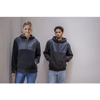 Sudadera unisex de tejido polar sherpa reciclado de 370 g/m² Evans