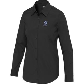 Camisa de popelina para mujer de 133 g/m² Carnelian