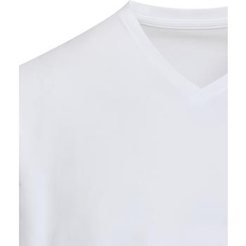 Camiseta orgánica unisex con certificado OCS de manga corta y cuello de pico de 200 g/m² Balfour