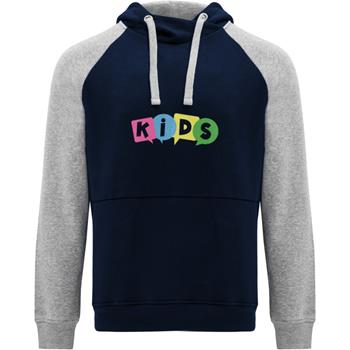 Sudadera con capucha bicolor infantil "Badet"