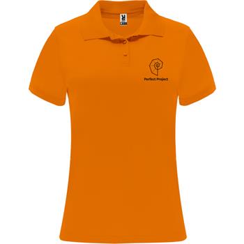 Polo deportivo de manga corta para mujer de 150 g/m² Monzha