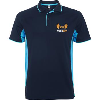 Polo deportivo unisex de manga corta "Montmelo"