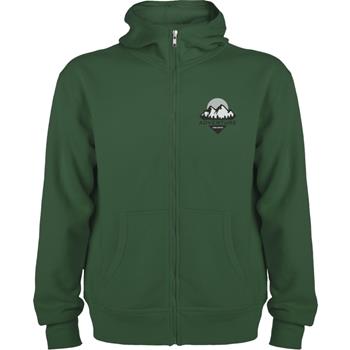 Sudadera con capucha y cremallera completa unisex "Montblanc"