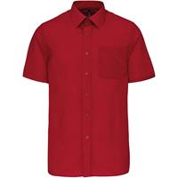 Camisa popelina de polialgodón manga corta de fácil cuidado hombre