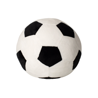 Balón de fútbol con cremallera