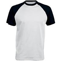 Baseball - camiseta bicolor manga corta hombre