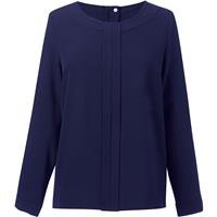 Blusa roma de crêpe de china