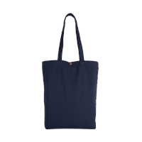 Bolsa shopper de algodón efecto lavado
