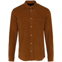Camisa de pana manga larga hombre