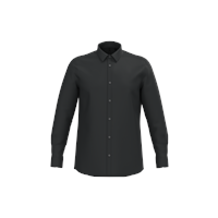 Camisa de popelina de polialgodón de fácil cuidado para hombre