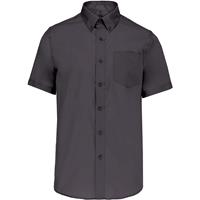 Camisa micro sarga no-plancha manga corta hombre
