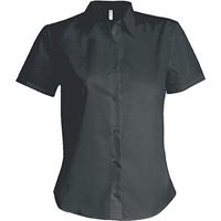 Camisa no-plancha manga corta mujer