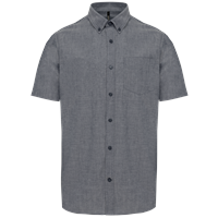 Camisa oxford manga corta hombre