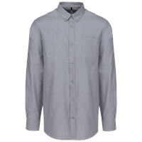 Camisa oxford manga larga hombre