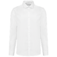 Camisa oxford pinpoint manga larga hombre