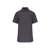 Camisa popelina manga corta hombre