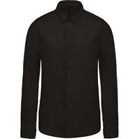Camisa popelina manga larga hombre