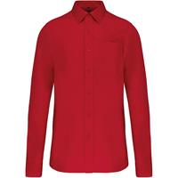 Camisa popelina manga larga hombre