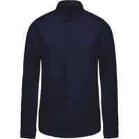 Camisa popelina manga larga hombre