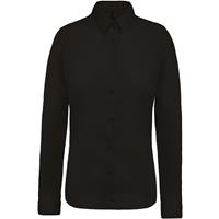 Camisa popelina manga larga mujer