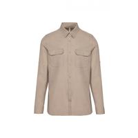Camisa safari manga larga hombre