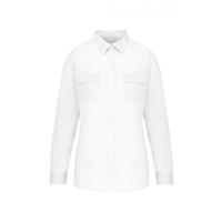 Camisa safari manga larga mujer