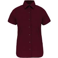 Camisa stretch manga corta mujer