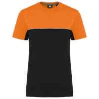 Camiseta bicolor ecorresponsable manga corta - unisex