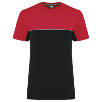 Camiseta bicolor ecorresponsable manga corta - unisex
