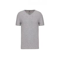Camiseta con elastano cuello de pico hombre