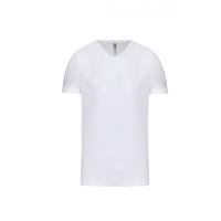 Camiseta con elastano cuello de pico hombre