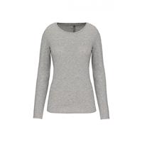 Camiseta con elastano manga larga mujer
