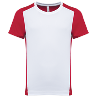 Camiseta de deporte ecorresponsable bicolor infantil