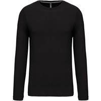 Camiseta maga larga y cuello redondo hombre