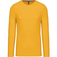 Camiseta maga larga y cuello redondo hombre