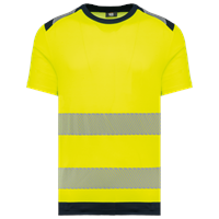 Camiseta de seguridad reciclada manga corta unisex