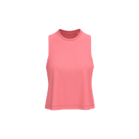 Camiseta de tirantes crop triblend mujer