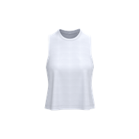 Camiseta de tirantes crop triblend mujer