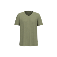 Camiseta ecorresponsable cuello slub y hombros caídos hombre