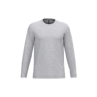 Camiseta maga larga y cuello redondo hombre