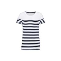Camiseta marinera algodón orgánico mujer
