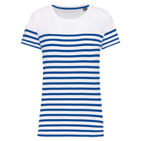 Camiseta marinera algodón orgánico mujer