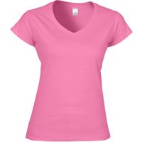 Camiseta softstyle cuello de pico mujer
