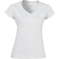 Camiseta softstyle cuello de pico mujer