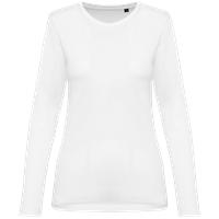 Camiseta supima® cuello redondo manga larga mujer