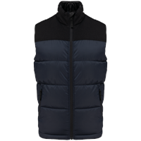 Chaleco acolchado bicolor unisex